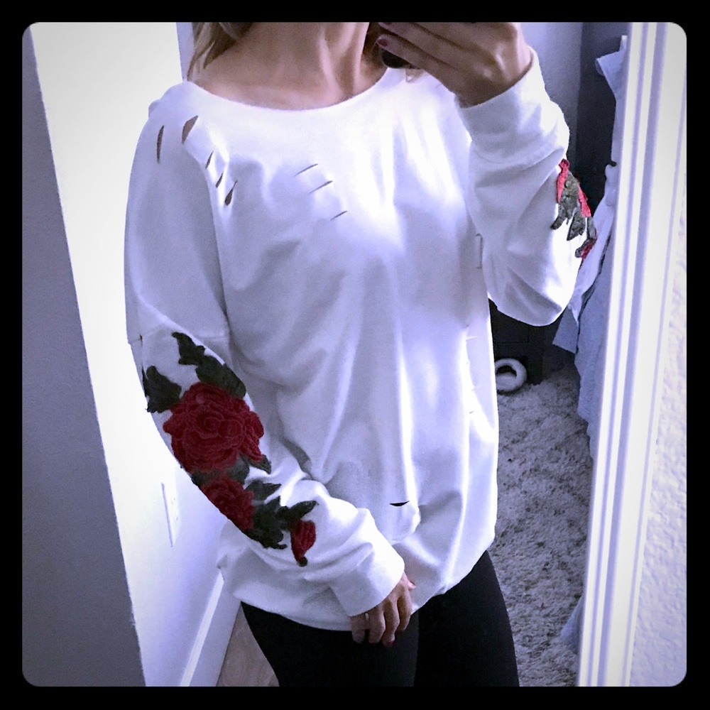Long Sleeve with Roses
